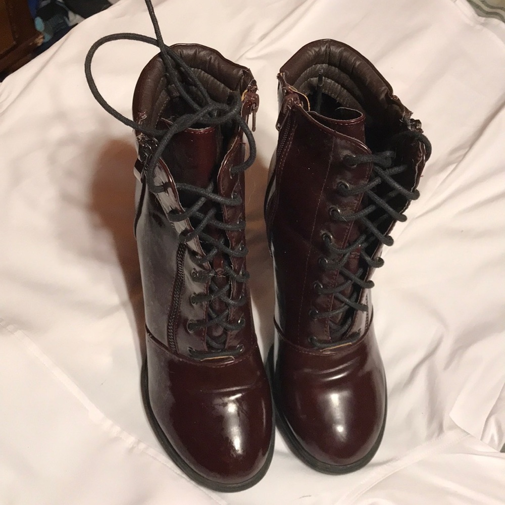 High heel ankle boots